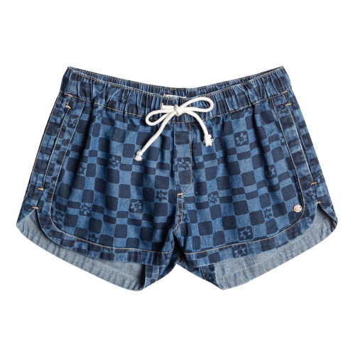 Roxy Γυναικείο σορτς New Impossible Printed Mid Denim Shorts